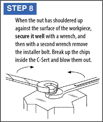 C-Sert Installation Instructions step 8